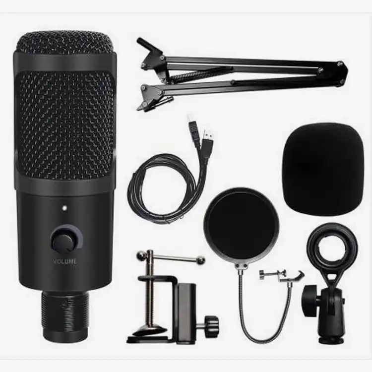 BM800 USB Condenser Microphone - Black