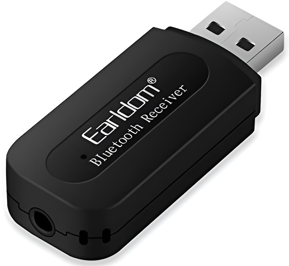 Earldom ET M22 USB Aux Bluetooth Receiver - Black