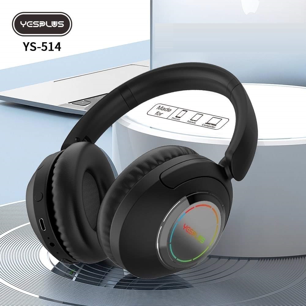 Yesplus YS514 Wireless Bluetooth Headphone - Black