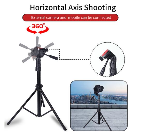 Jmary KP 2206 Camera Phone Tripod - Black