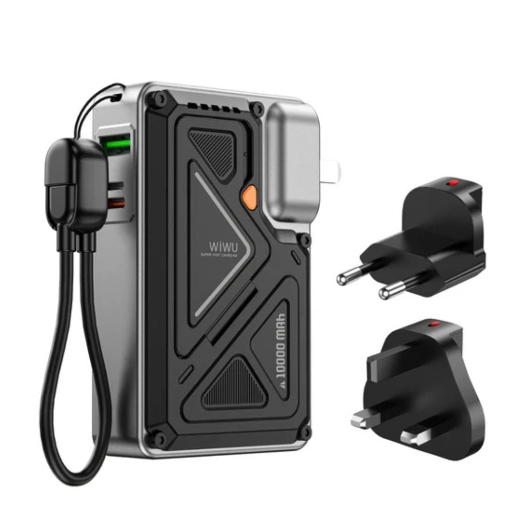 WiWU Wi-P057 Knight Series 35W 10000mAh Power Bank - Black 