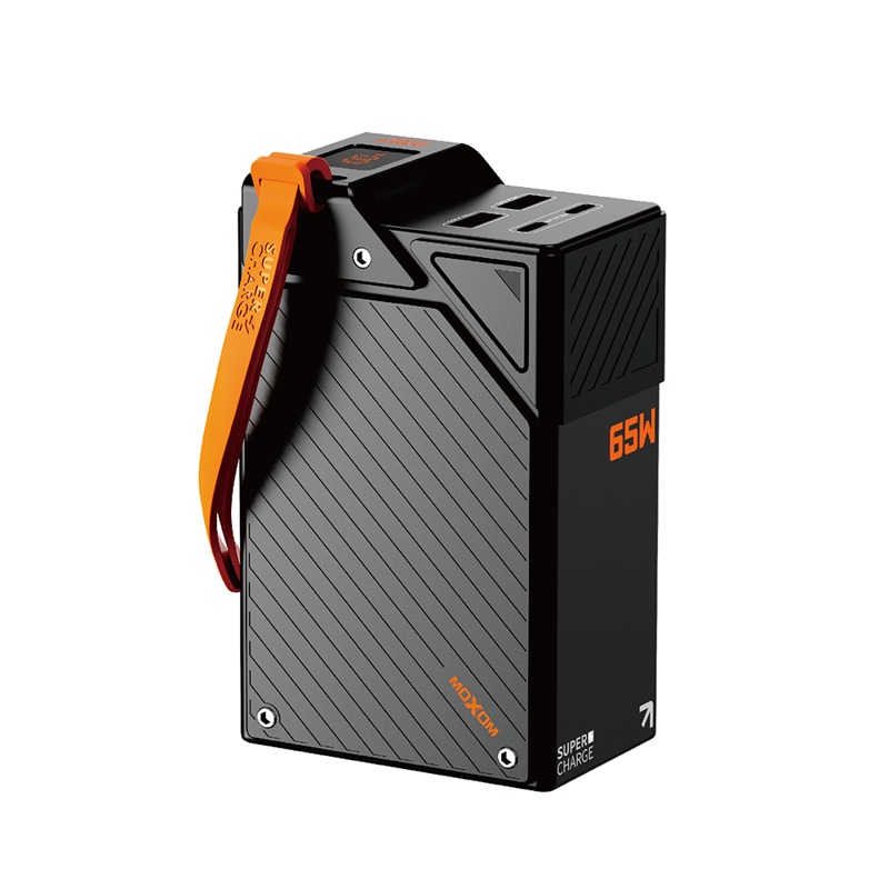 Moxom MX PB186 65 Watt 30000mAh Fast Charging Powerbank - Black