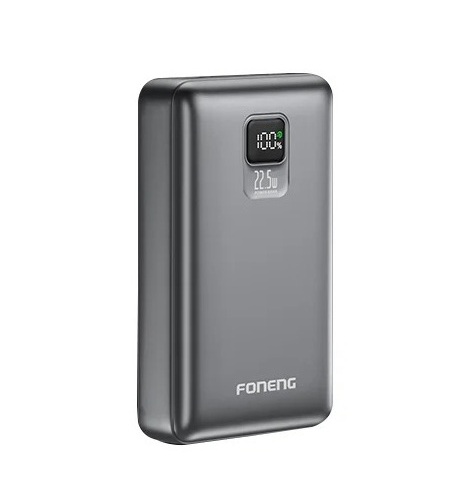 Foneng PX126 20000mAh Fast Charging Power Bank 22.5W 3 Outputs - Black