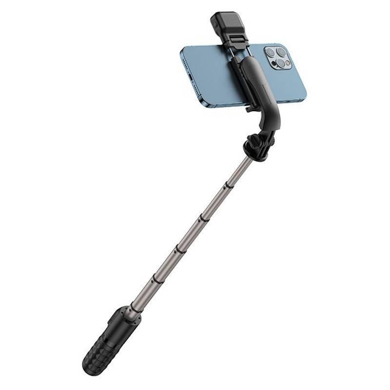Mcdodo SS 1781 Selfie Stick With Bluetooth Remote And Light - Black