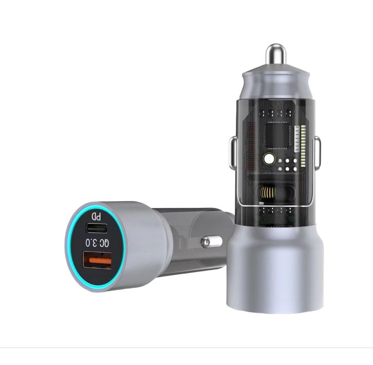 Yesplus YS 1208 PD+QC 38W Car Charger - White