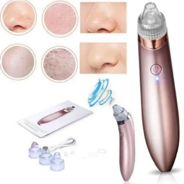 Acne Pore Cleaner Usb Rechargeable Blackhead Remover - Multicolor