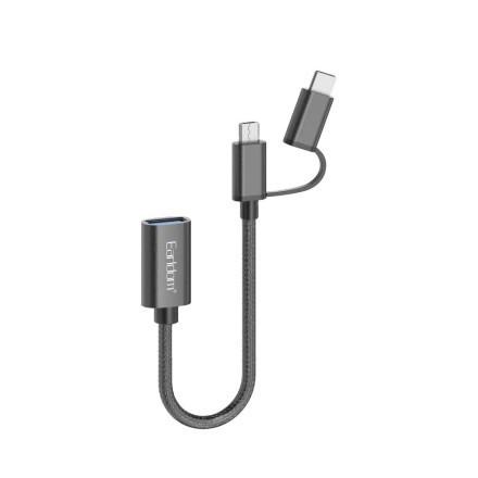 Earldom OT84 USB OTG 2in1 For Type C/Micro - Black