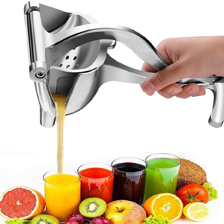 Manual Hand Press Juicer - Silver
