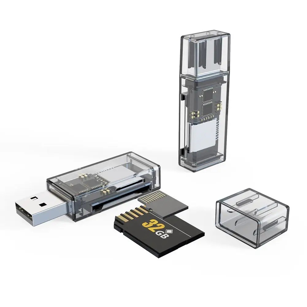 Go Des GD DK003 USB SD TF MicroSD Card Reader