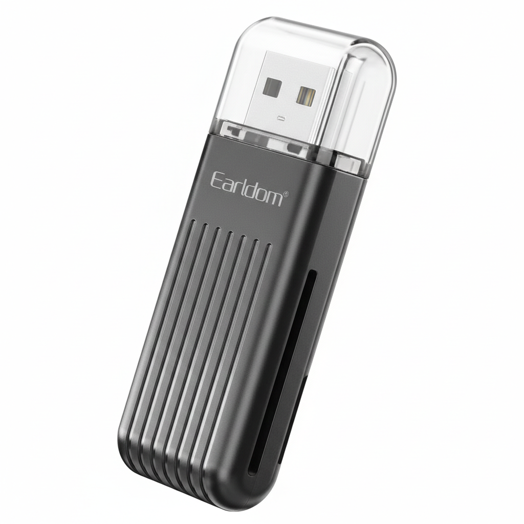Earldom ET-OT96 2 In 1 USB 2.0 Universal Card Reader - TF / SD / Micro SD