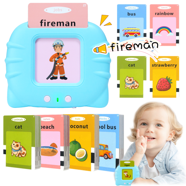 Audible Flash Cards Children Learning Toy - Multicolor