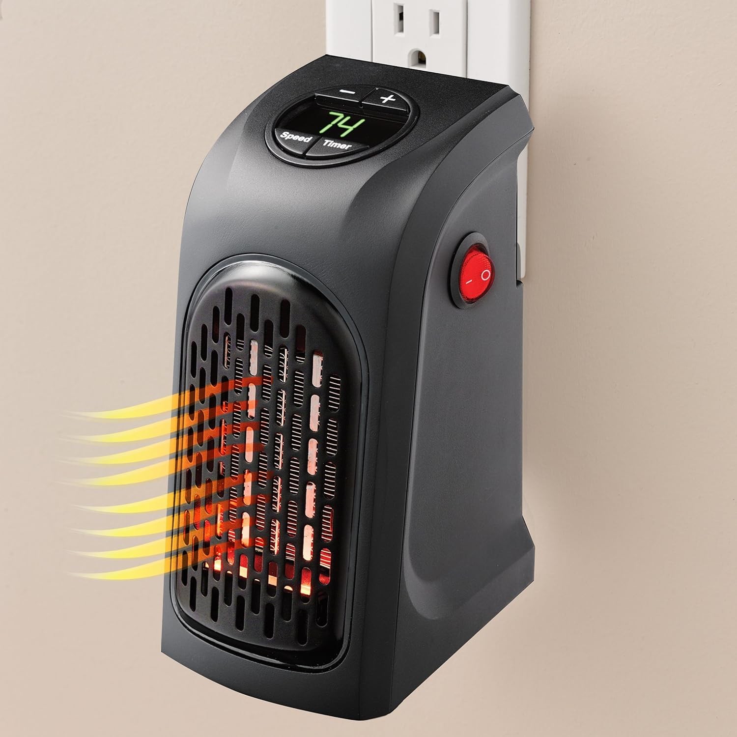 Handy Heater Plug In Personal Heater For Quick And Easy Heat 400 Watt
