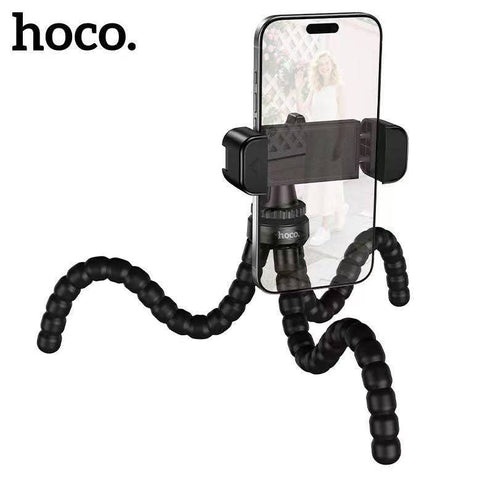 Hoco H101 Sunrise Versatile Octopus Silicone Tripod & Mobile Holder - Black