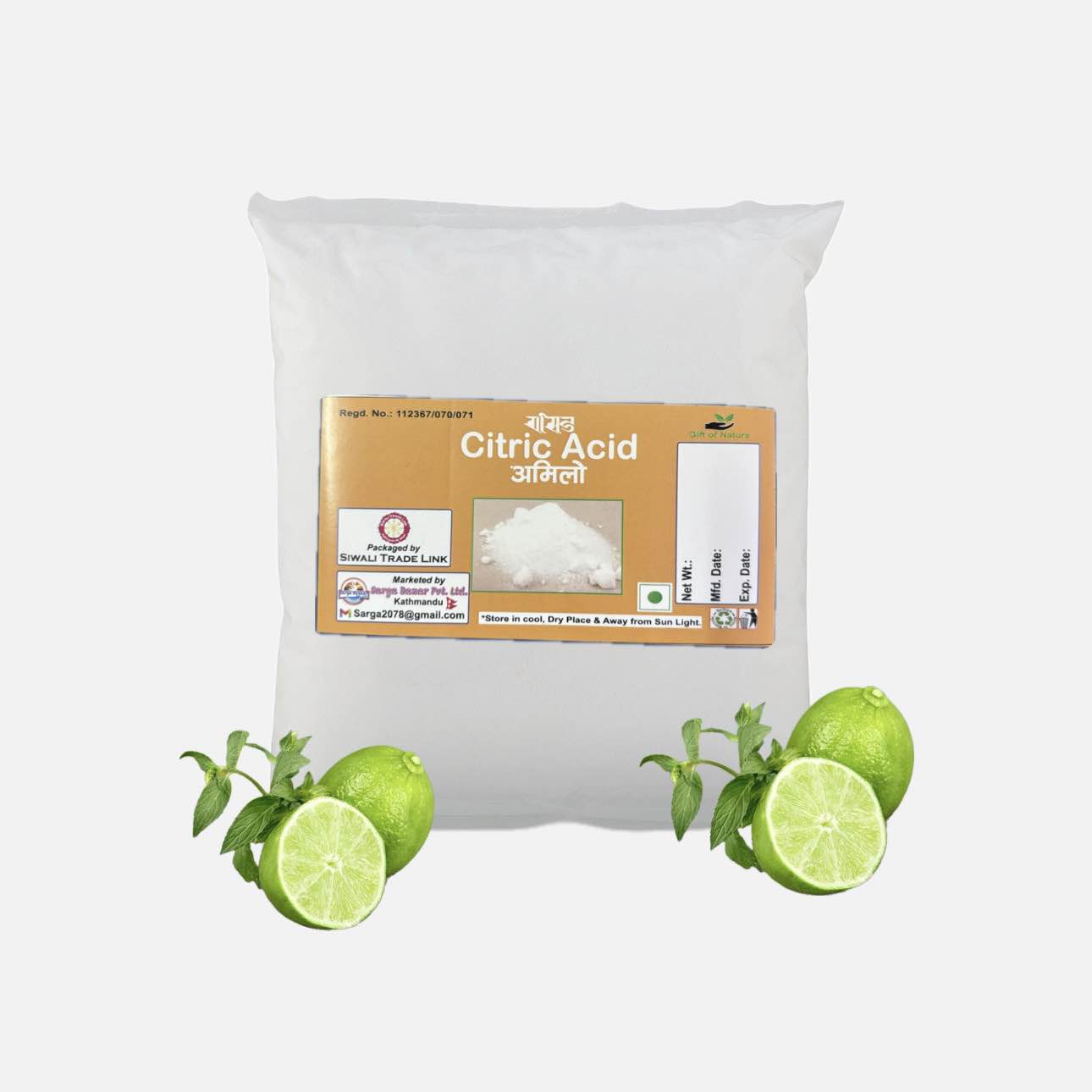 Citric Acid Amilo Powder  - 2 Kg