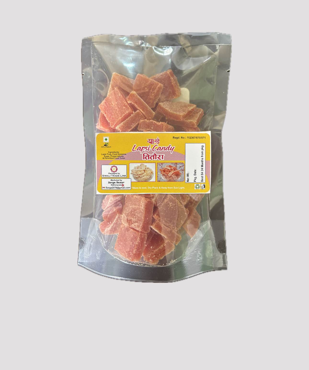 Titaura Sweet And Spicy Red Candy Lapsi Paun – 250gm