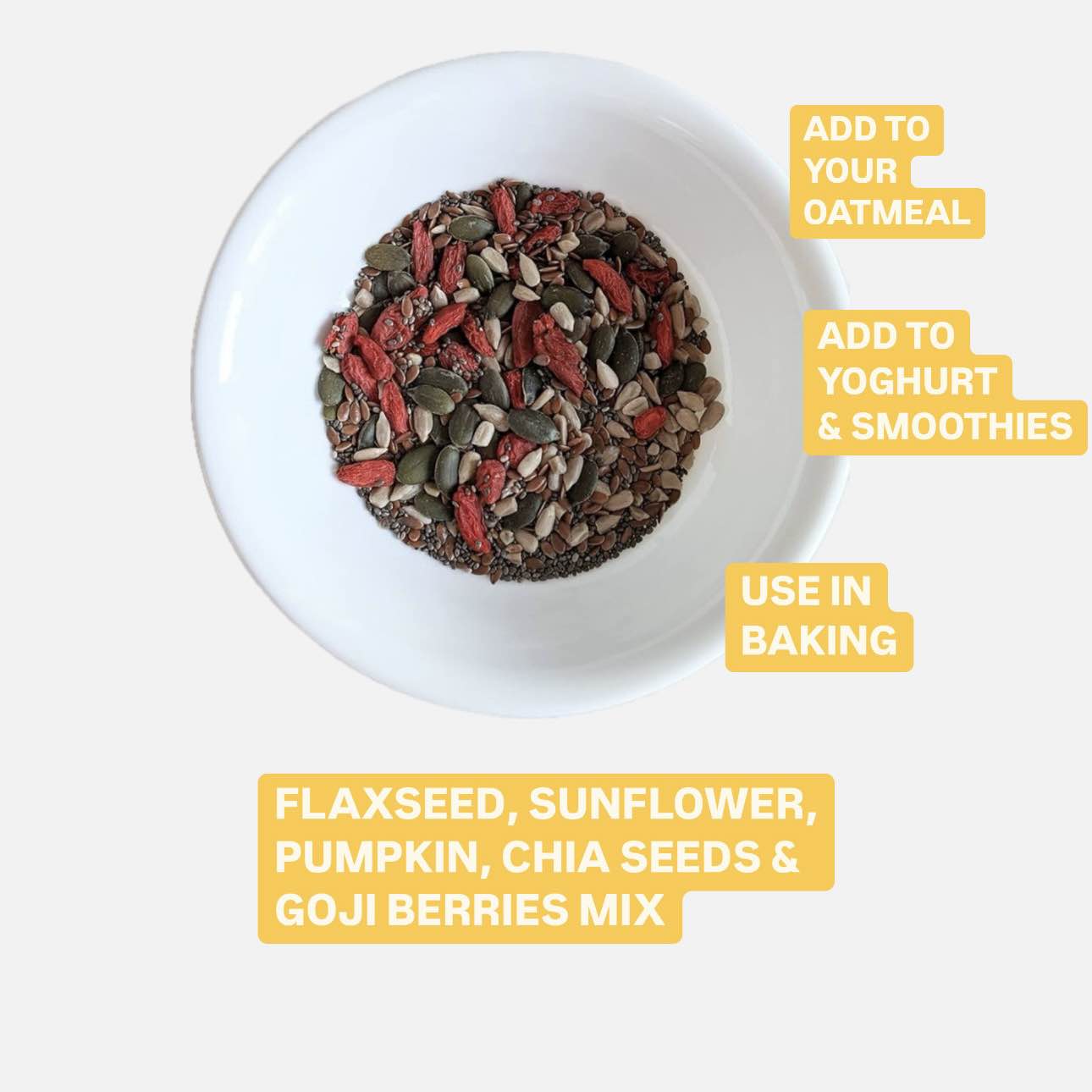 Mixed Seeds & Berries Combo Superfood Blend - 50G Each