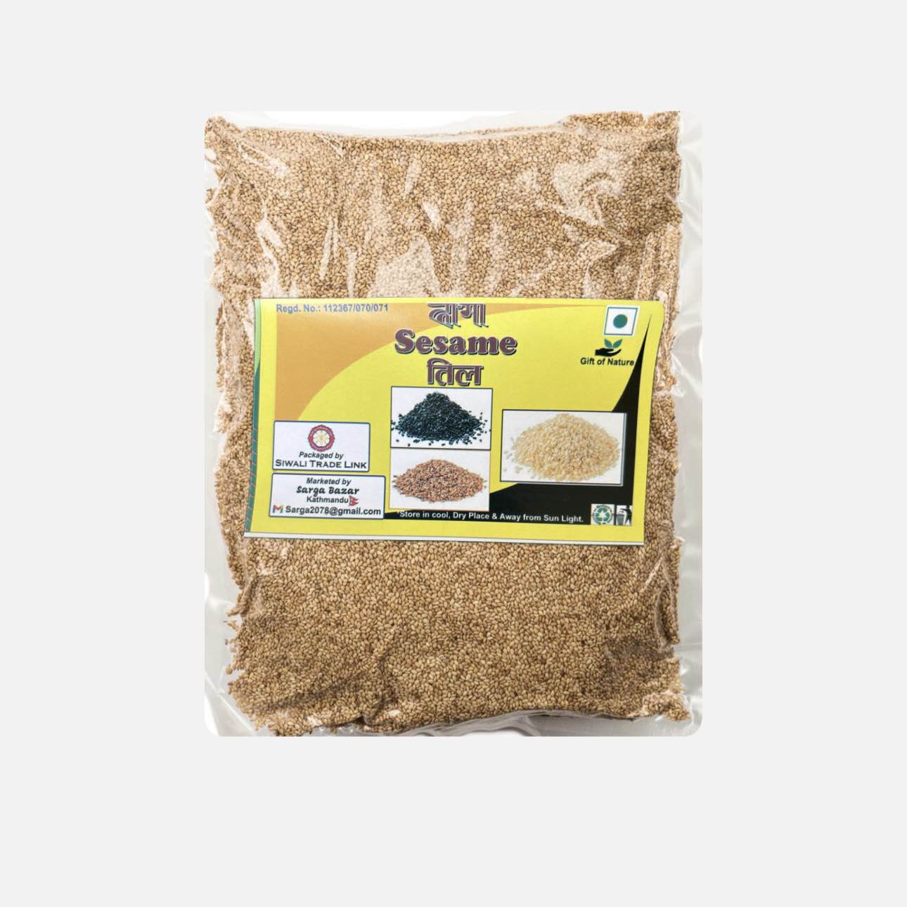 White Sesame Seed Seto Til - 200gm