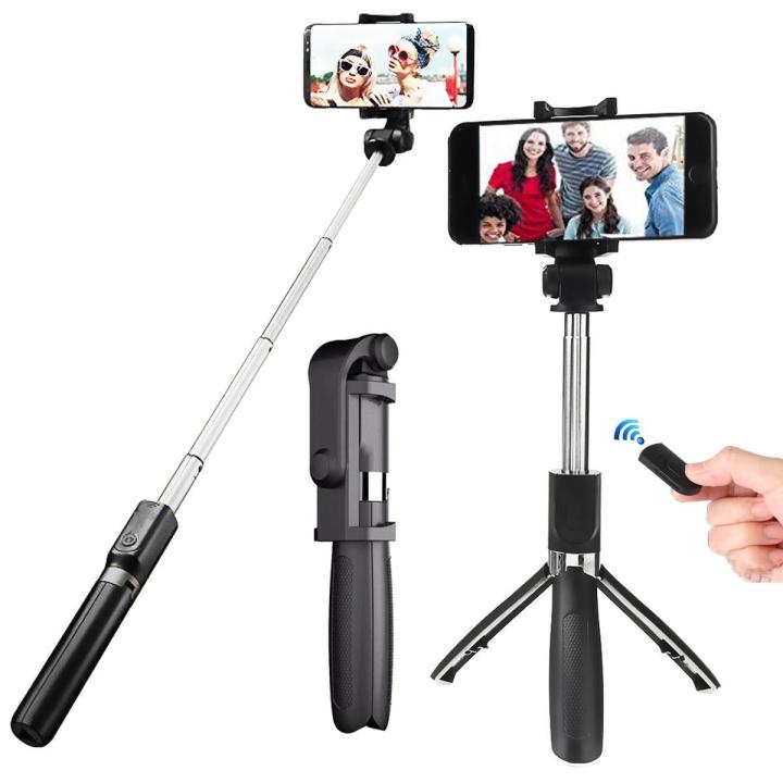 3 in 1 Wireless Bluetooth Selfie Stick Tripod Monopod (Universal, Portable)