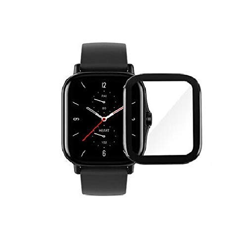 Amazfit GTS 2e Curved Clear Tempered Glass Protector - Black