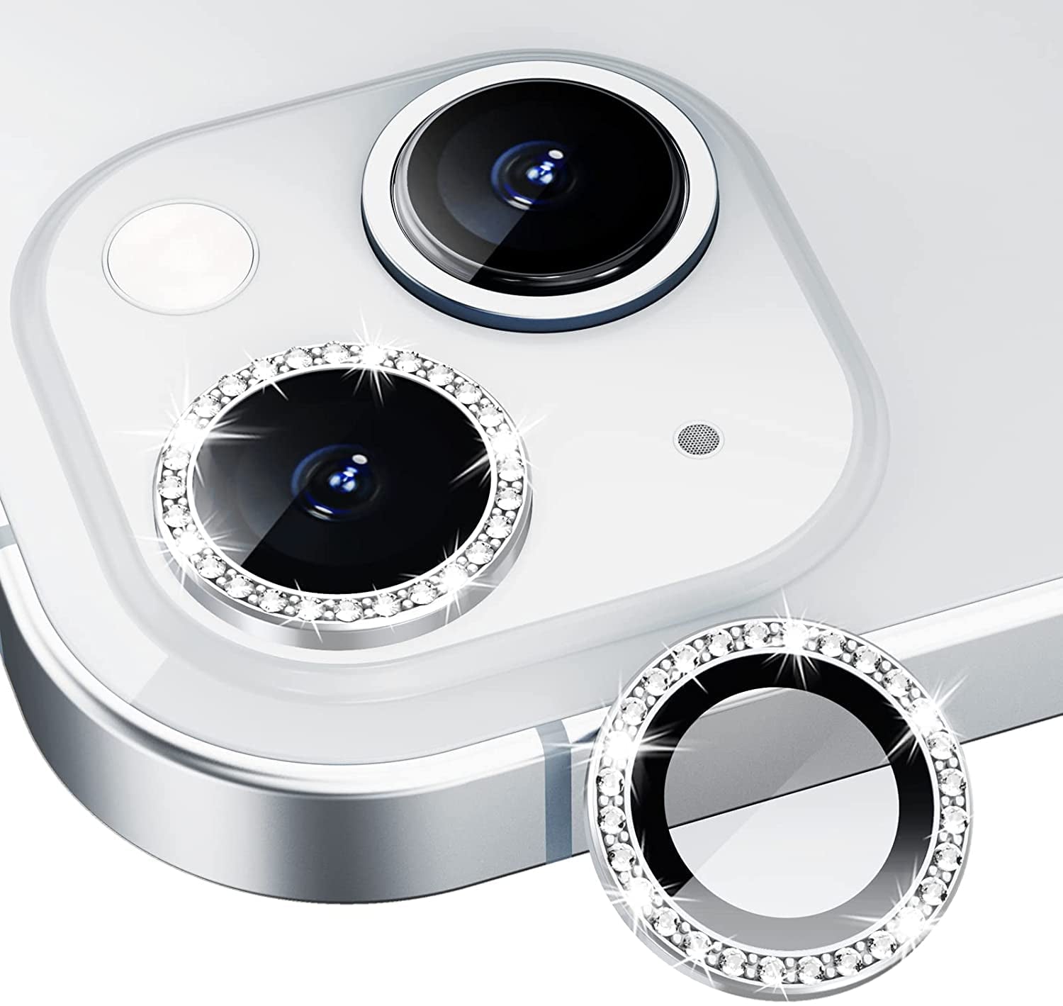 iPhone 13 / 13 Mini Diamond Camera Ring Glass - Other