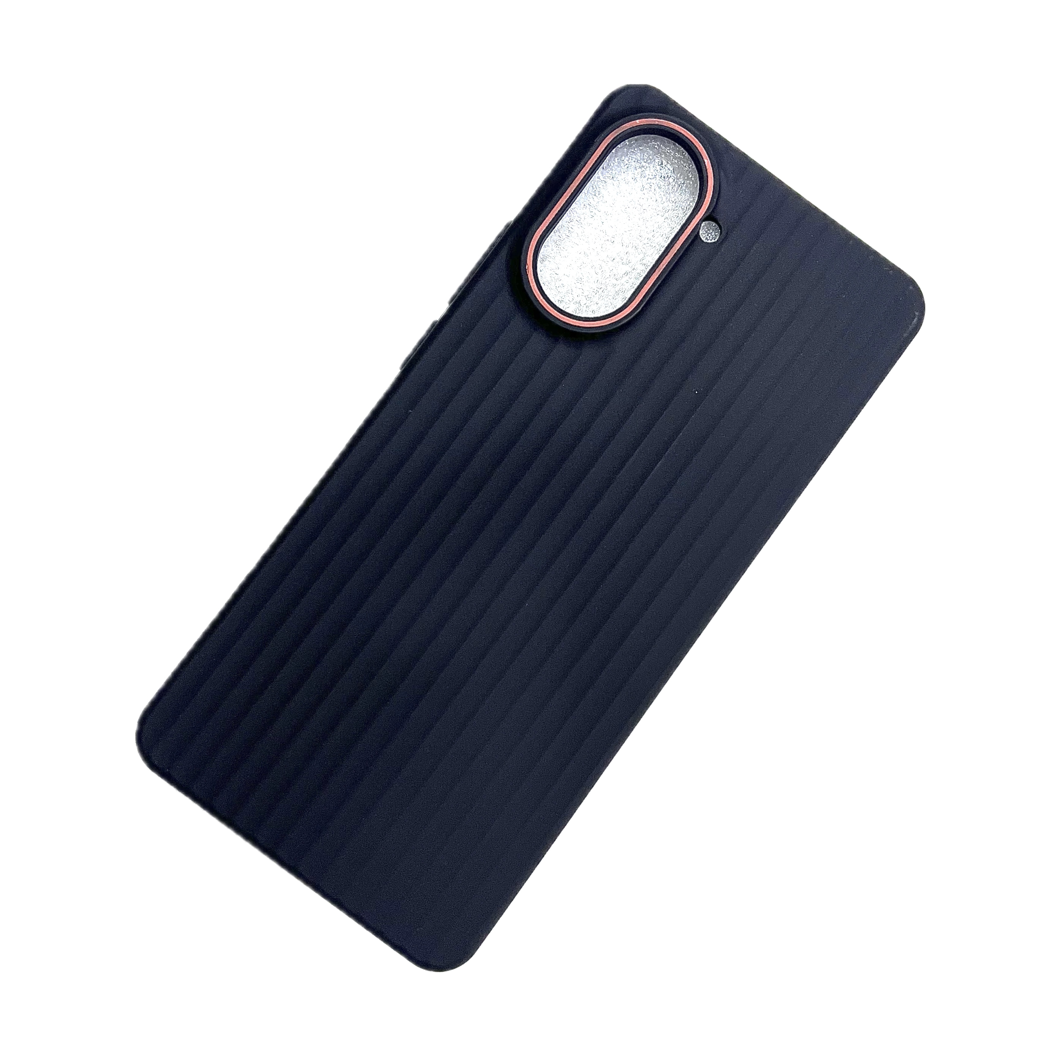 OnePlus Nord CE 5 Soft Silicone Cover With Side Pattern - Black
