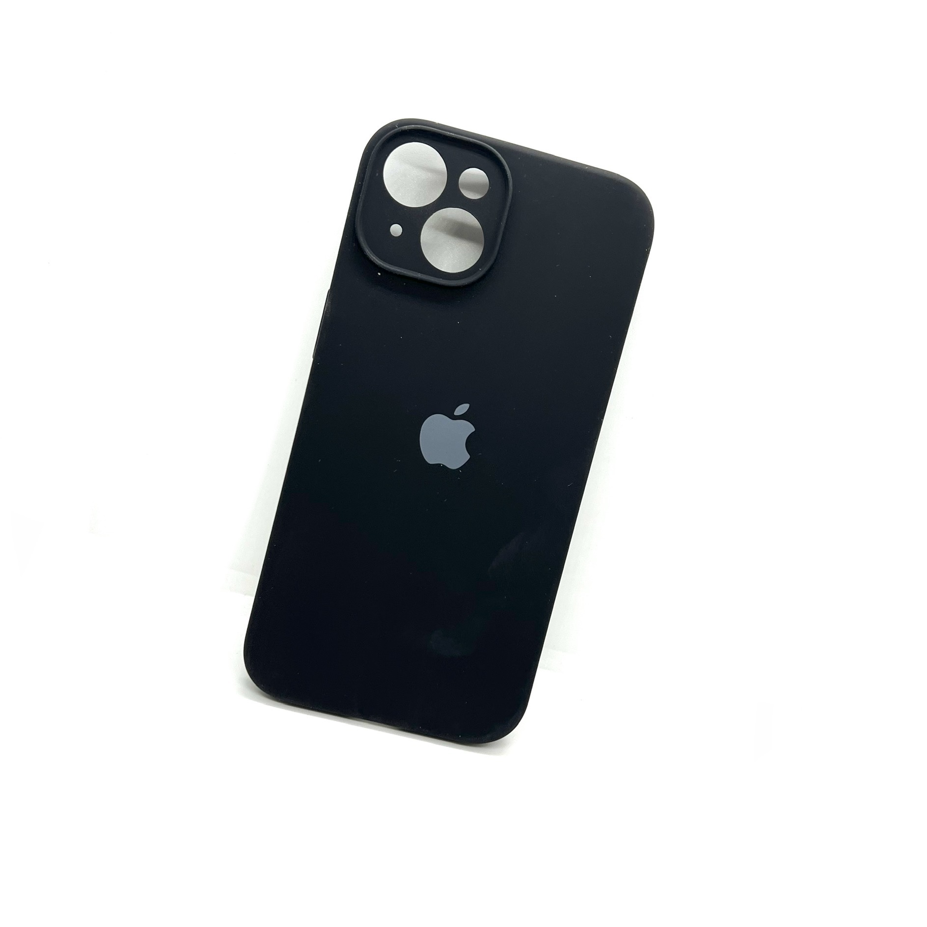 iPhone 13 Soft Silicone Case With Microfiber Lining - Black (Other)