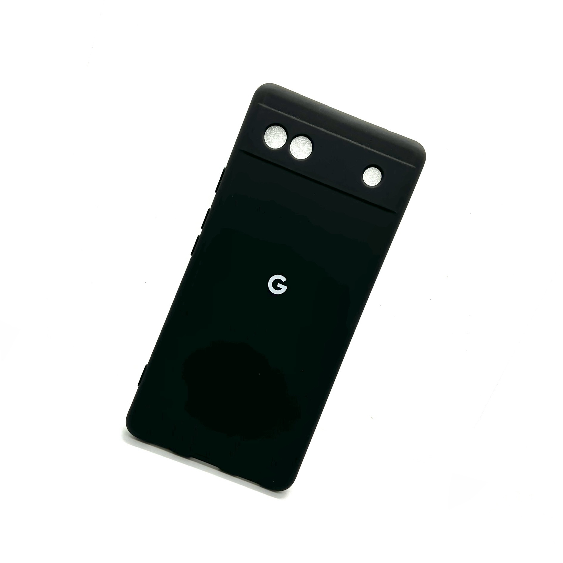 Google Pixel 6A Niukin Soft Silicone Cover - Black (Other)