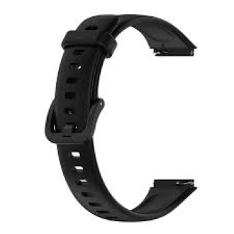 Huawei Band 7 Silicone Strap Band - Black (Freesize)