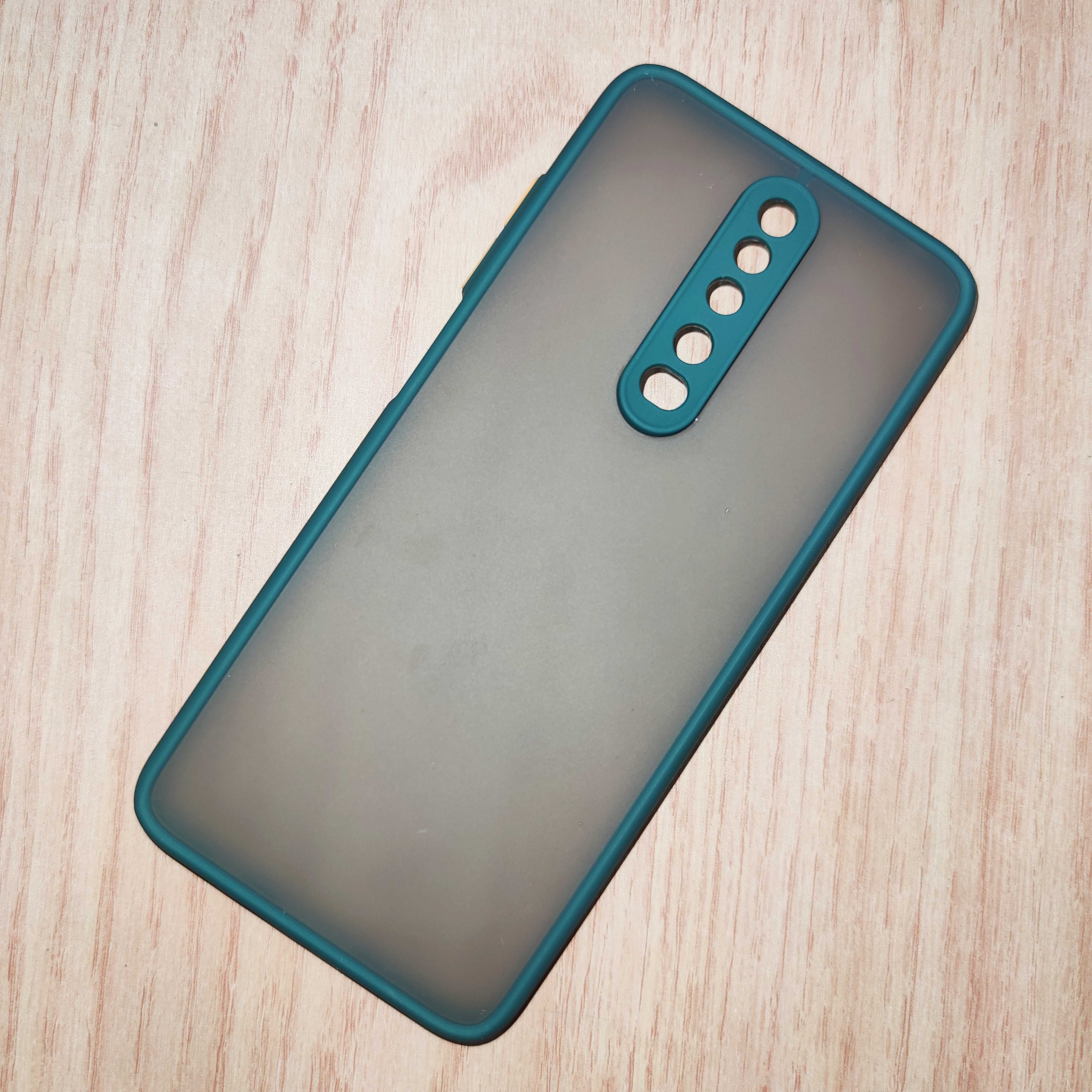 Poco X2 Camera Protection Matte Semi Hard Case Cover - Green