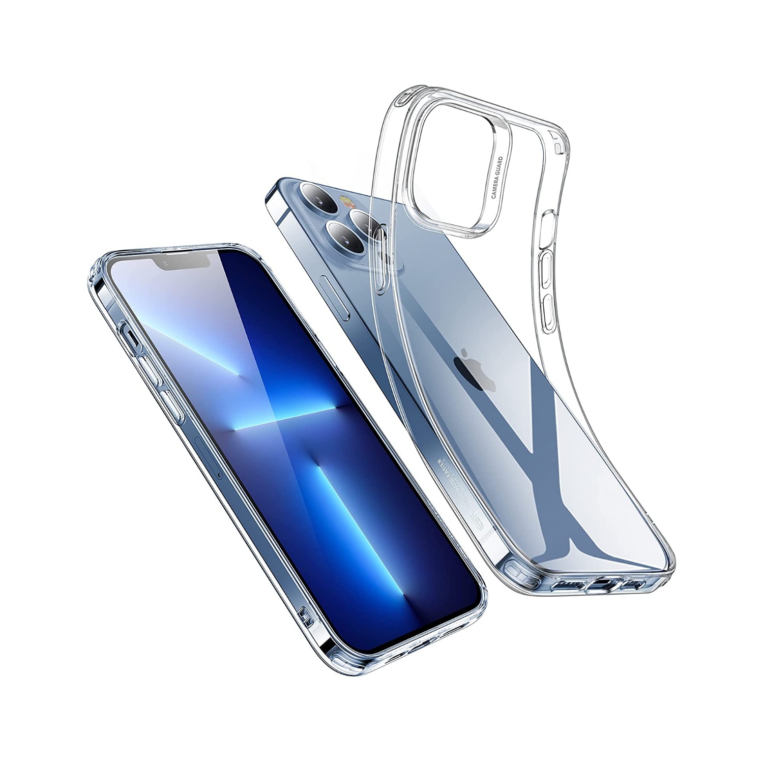 iPhone 13 Pro Clear Transparent TPU Silicone Case