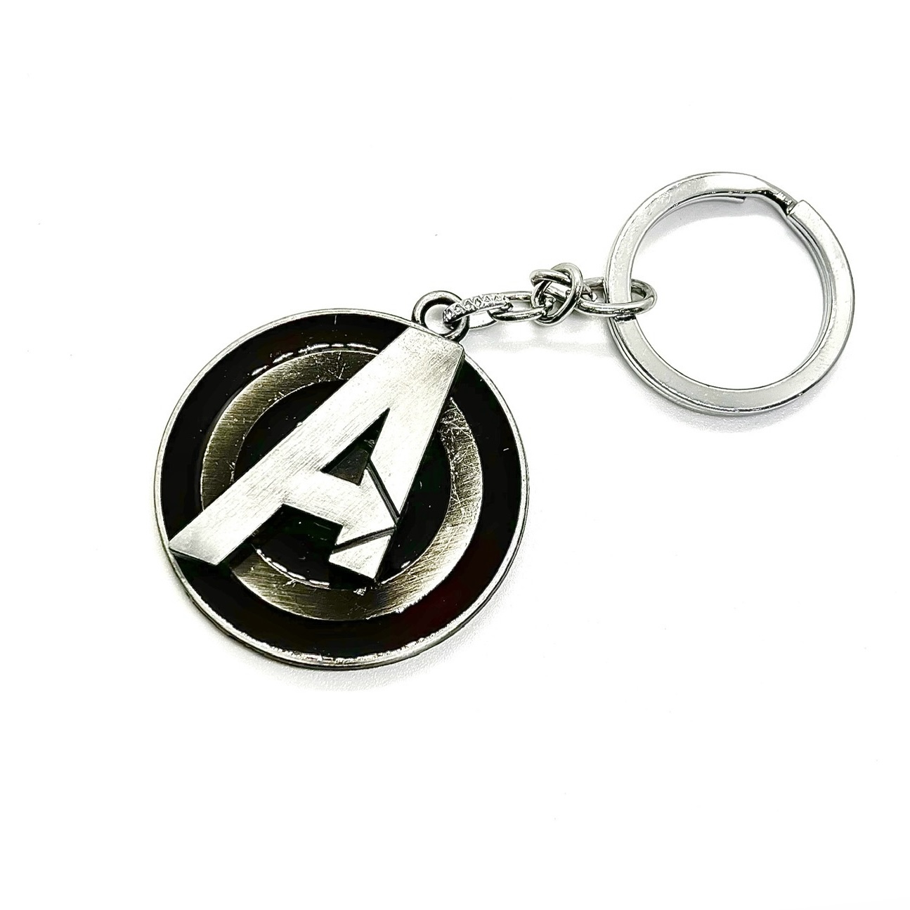 Avengers Logo Metal Keyring - Multicolor