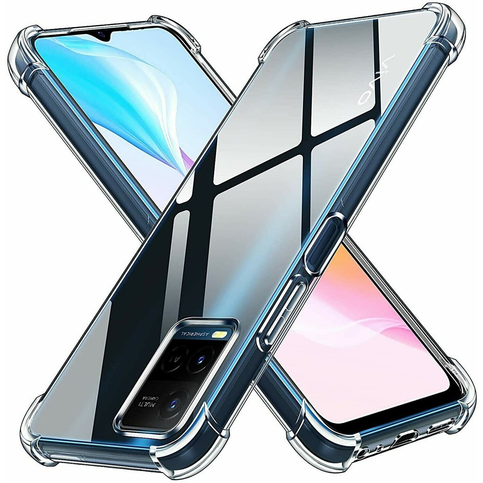 Vivo Y33s 4G Transparent TPU Soft Case - White (Other)