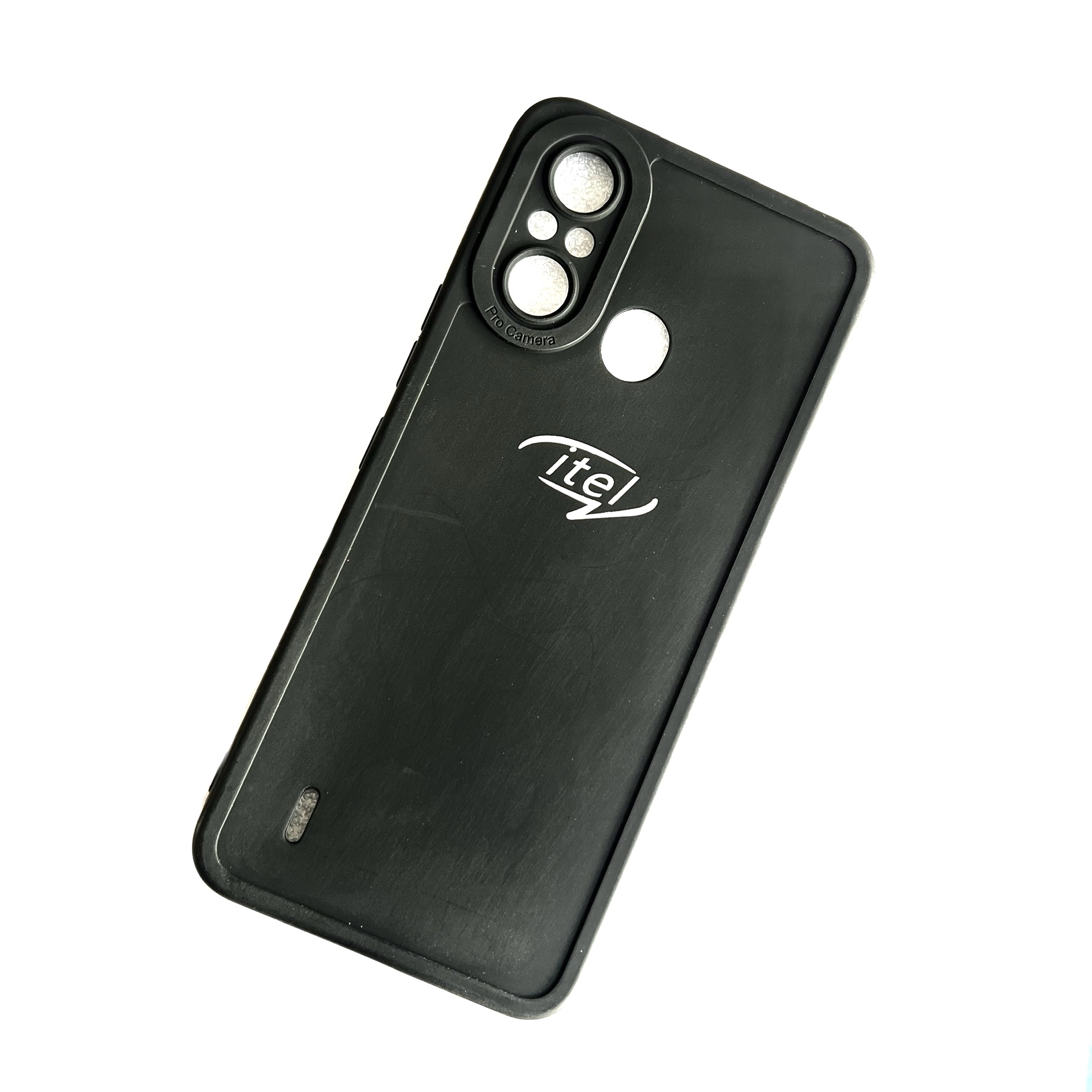 Itel A49 Soft Silicone Case With Microfiber Lining - Black (Other)