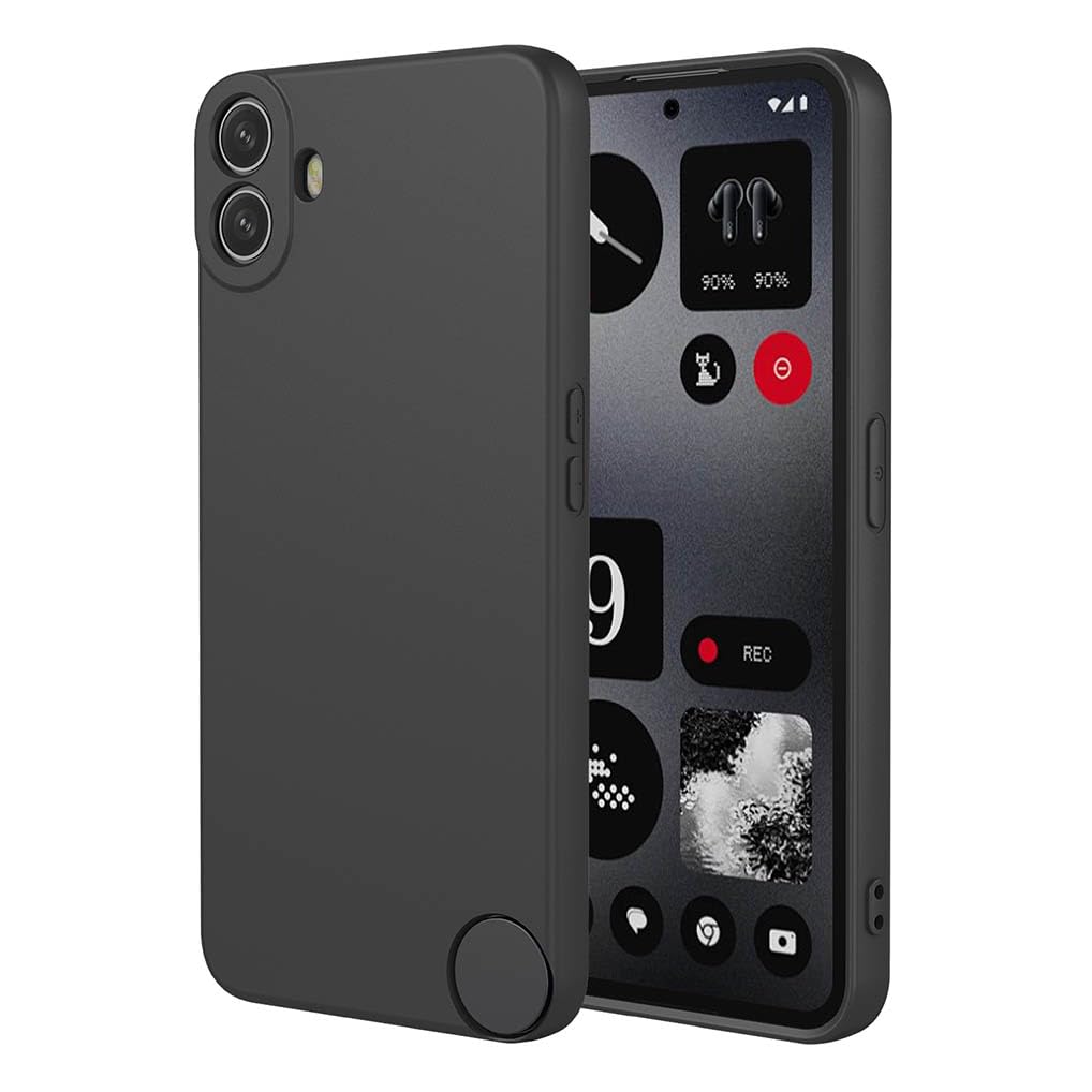 CMF Phone 1 Soft Silicone Case With Fur Lining - Black And Blue
