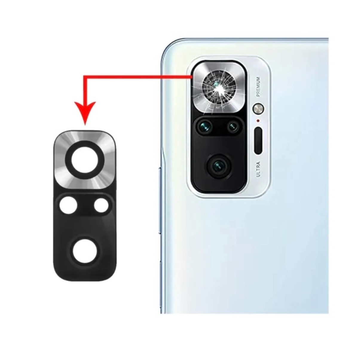 Redmi Note 10 Note 10S Camera Lens Protector Glass - Not Specified