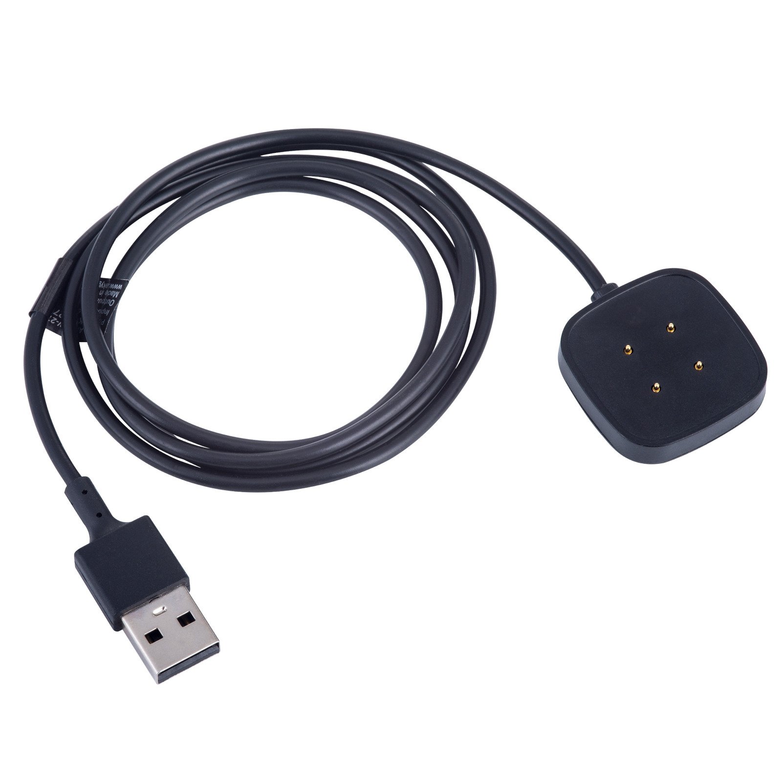 Fitbit Versa 4 USB Charger Cable - Black