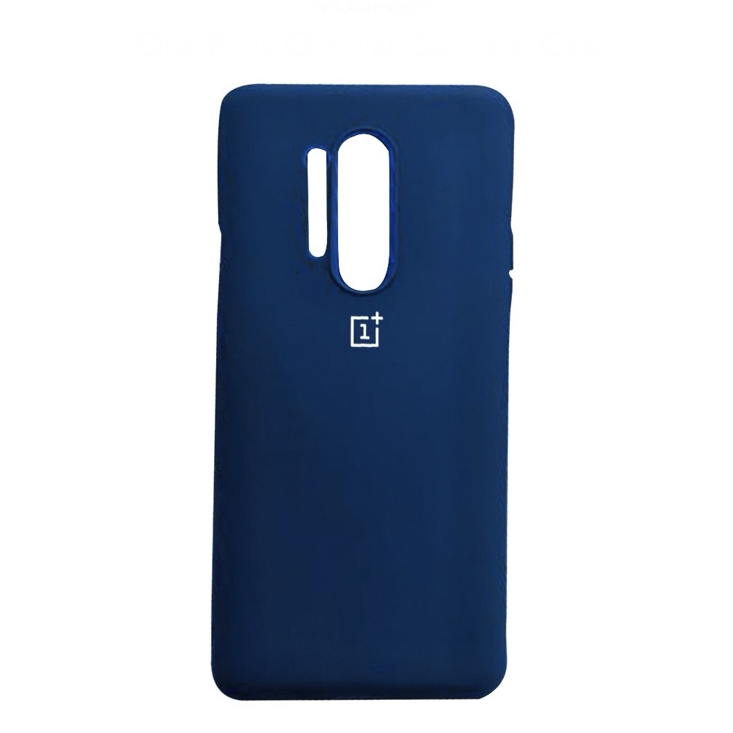 OnePlus 8 Pro Soft Silicone Case With Microfiber Lining - Blue (Other)