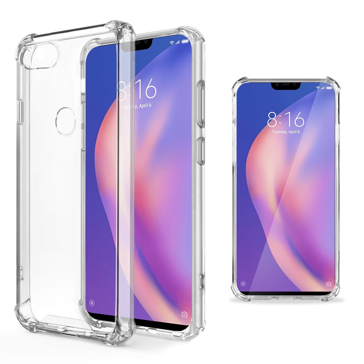 Mi 8 Lite Soft Transparent TPU Cover - Other