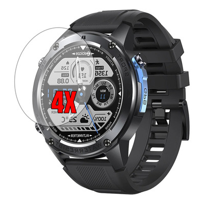 Zeblaze Stratus 2 Ultra Full Glue Curved Clear Flexible Tempered Glass - Black