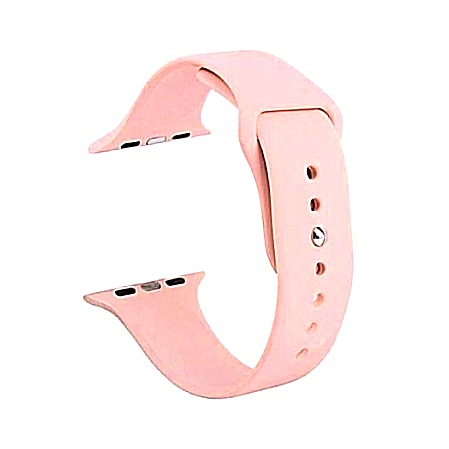 Soft Silicon Strap For Apple Watch 38/40mm - Pink (Freesize)