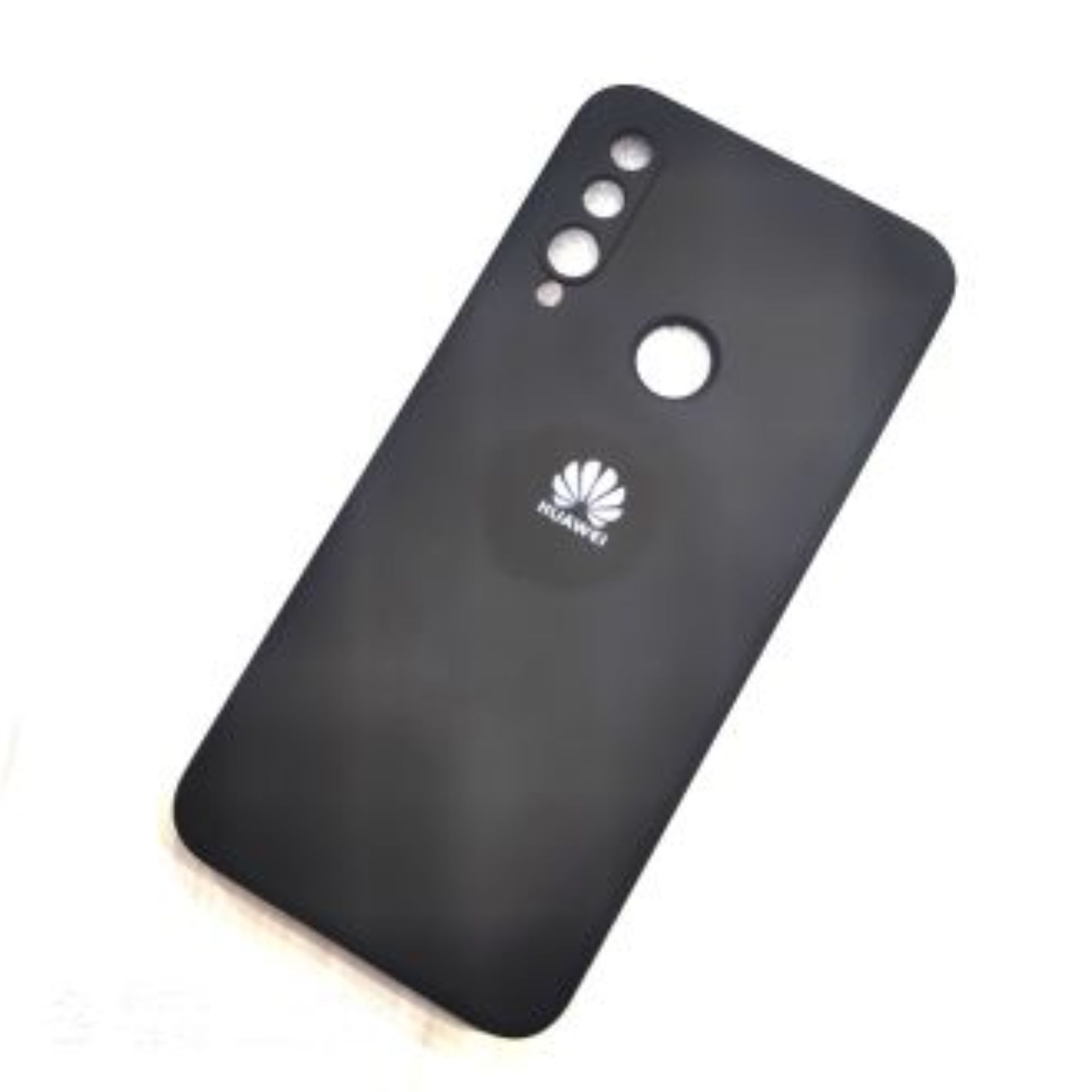Huawei Y9 Prime(2019) Soft Silicon Cover With Internal Microfiber Case - Black