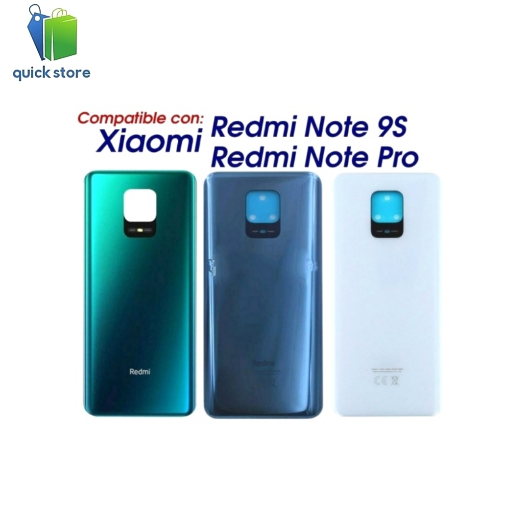 Back Glass Panel For Redmi Note 9 Pro/Note 9 pro max - Multicolor