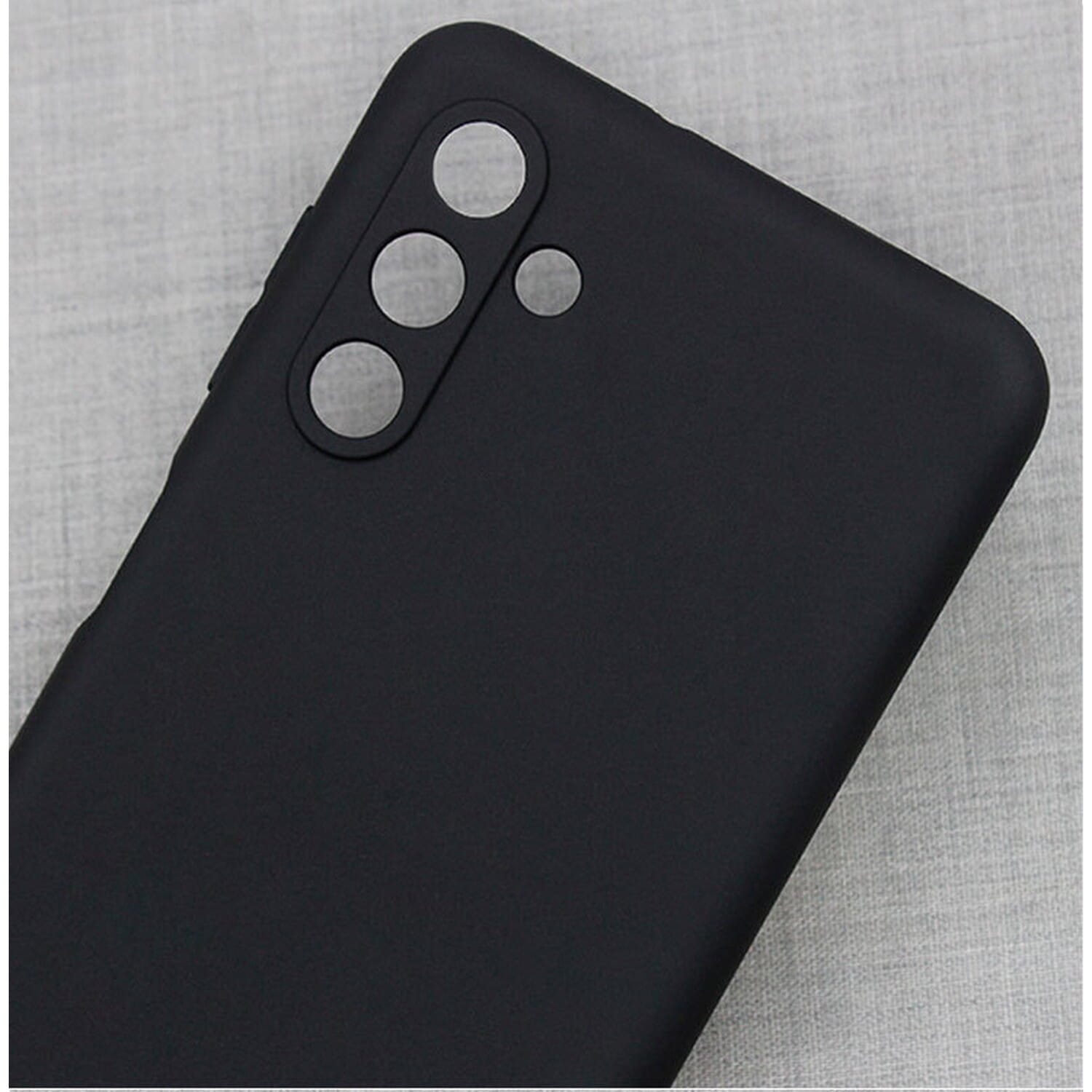 Samsung Galaxy A04s Soft Silicon Cover With Internal Microfiber Case