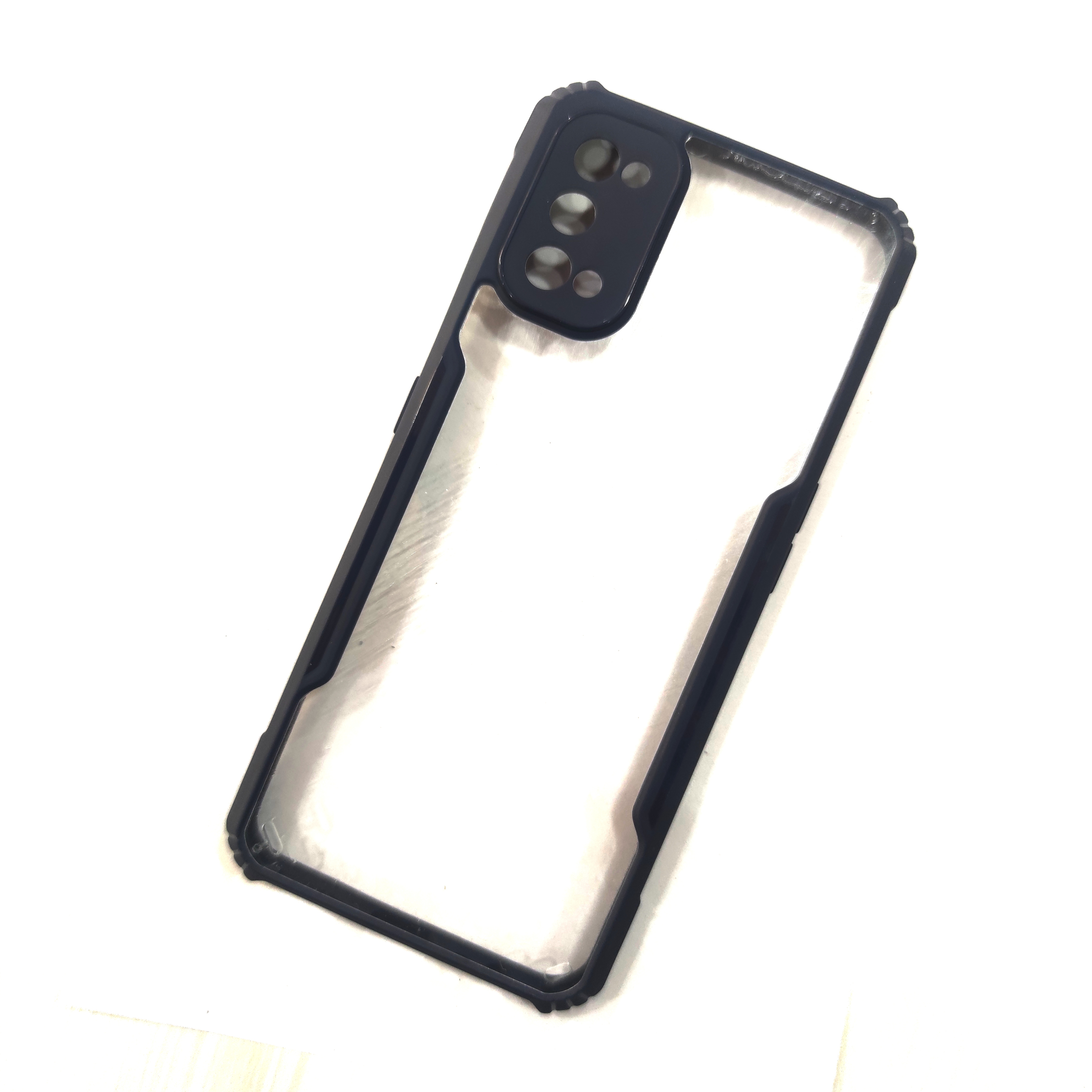 Realmi 7 pro Camera Protection Matte Semi Hard Transparent Back Cover - Black