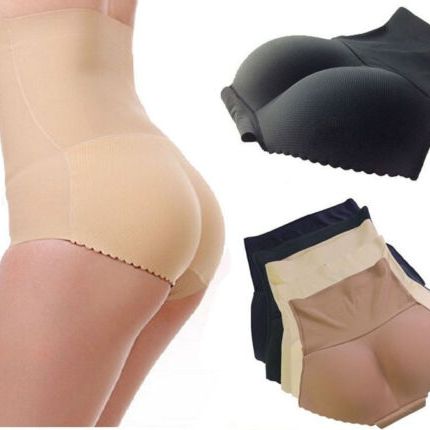 Seamless Padded Butt Enhancer Panties - Multicolor