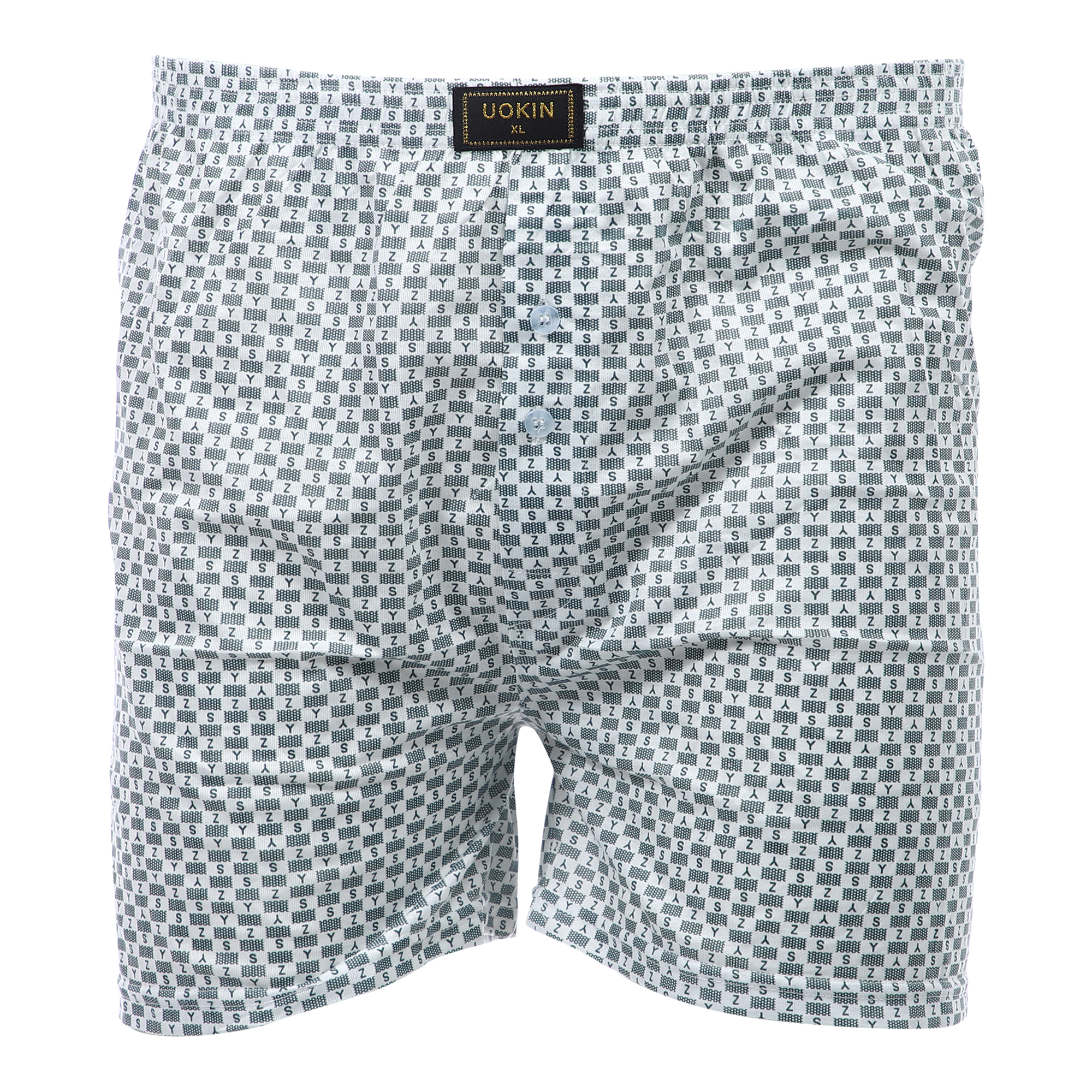 Printed Cotton Boxer Briefs for Men