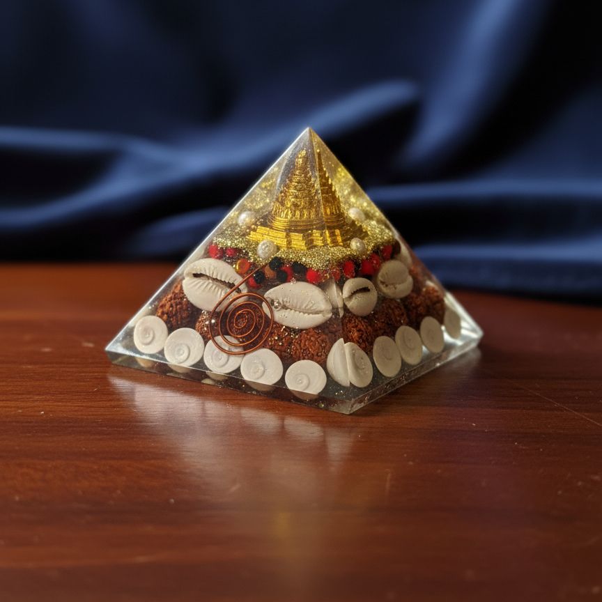 Laxmi Wealth Pyramid Shree Yantra With Gomati Chakra