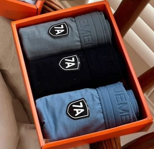King Brand Antibacterial Cotton Underwear for Men- Multicolor