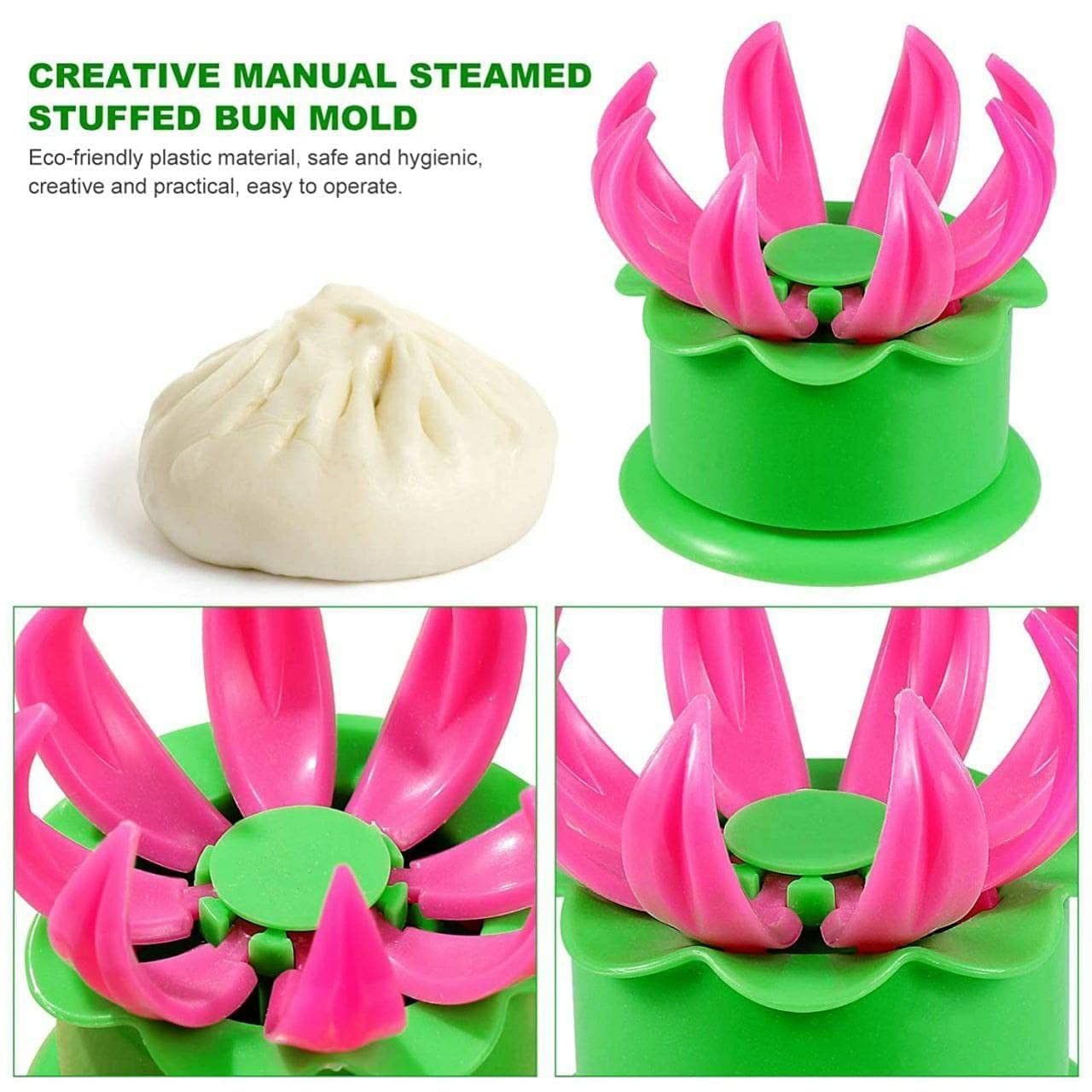 Plastic Manual Momo Dumpling Maker Tool - Multicolor