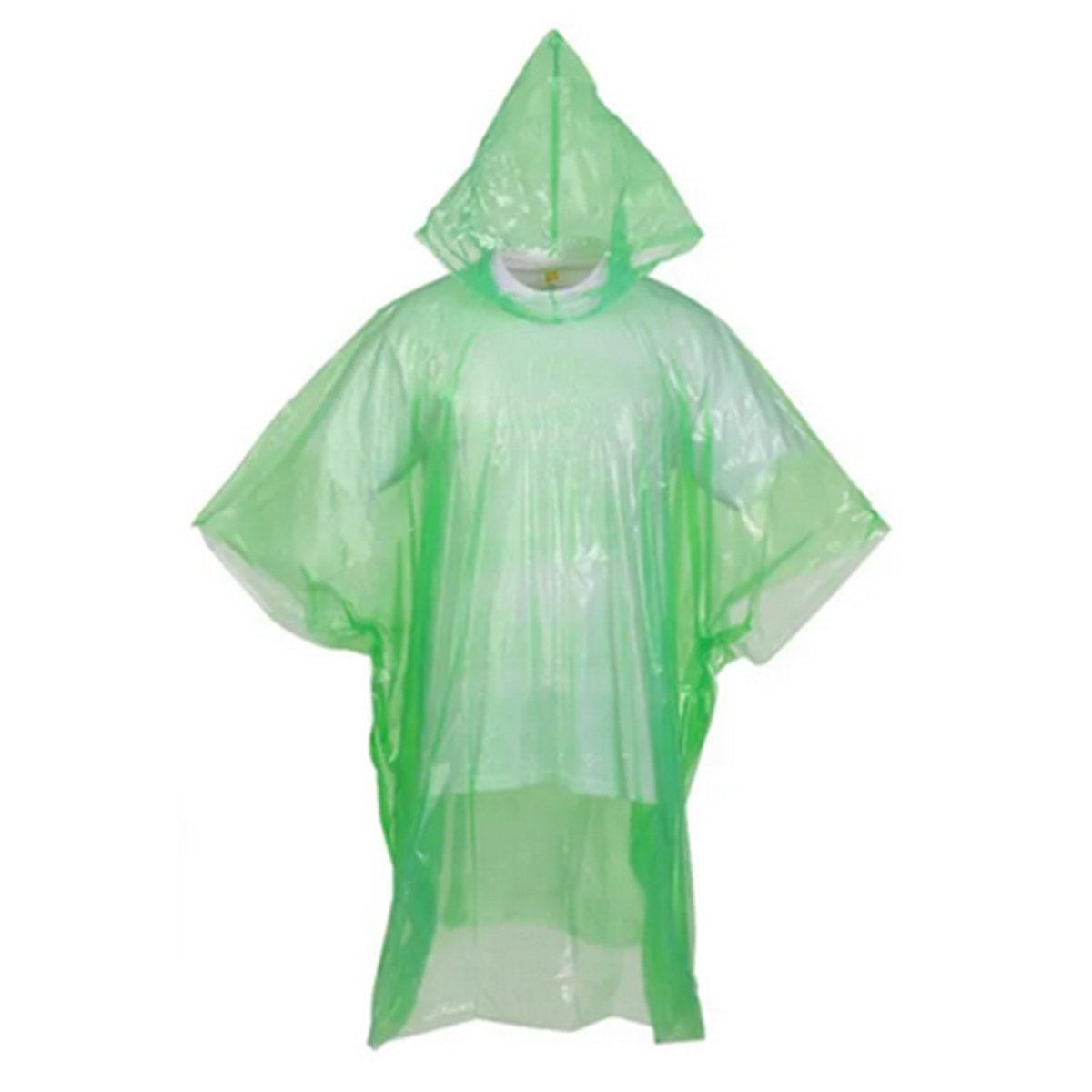 Unisex Waterproof Hooded Lightweight Rain Poncho - Multicolor